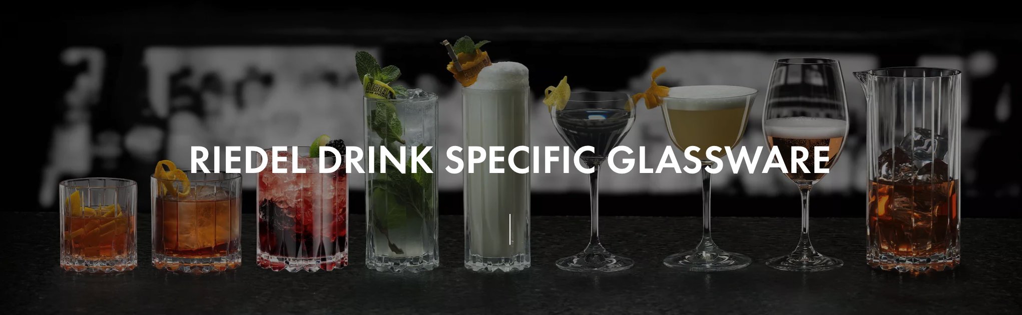 Riedel's Drink Specific Glassware - Craft Cocktail Workshop | CrystalRidgeWinery